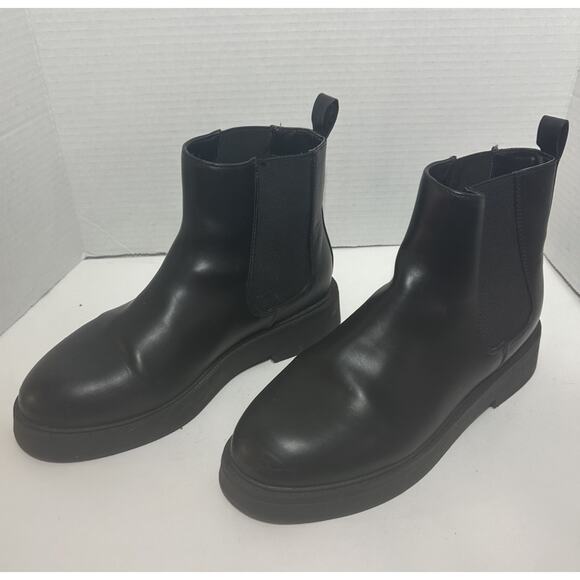 Mix No. 6 Reygha Women’s Black Chelsea Ankle Boots Size 10 W / 41.5 Pull-on - Picture 1 of 13